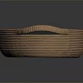 Handwoven Oval Shaped Basket With Dual Handles For Daily Home Use