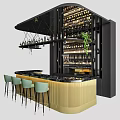 Bar Counter 3d model