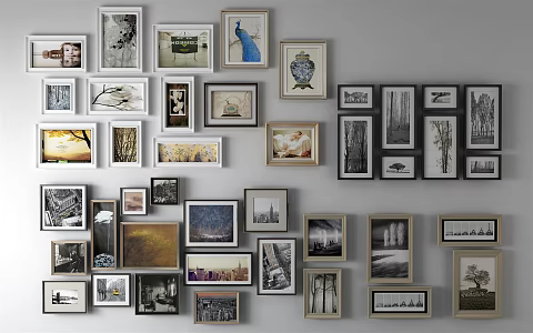 Jane Europe Photo Wall 3d model
