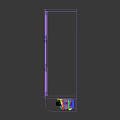 White Three Door Wardrobe With Top Storage Cabinets And Side Shelves Modern Design