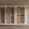 Silent wind screen partition 3d model
