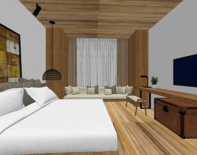 Nordic Room 3d model Nordic Room 3d model