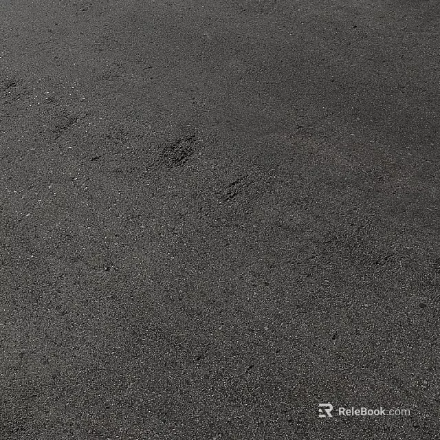 Outdoor Black Sand Terrain Featuring Multiple Footprints And Fine Grains 3d model