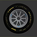High Quality Automotive Parts Including Car Tire And Silver Spoke Wheel Rim