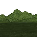 Lush Green Garden Landscape With Rolling Hills And Vast Grassland