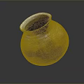 Hand Carved Clay Vase With Traditional Textured Sculpture Artisan Design