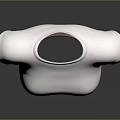 White Short Sleeve T Shirt And Pink Waist Trainer For Casual Daily Wear