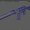 Weapon submachine gun miniature assault gun Uzi submachine gun UZI submachine gun automatic weapon military firearm light automatic machine gun automatic pistol 3d model