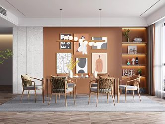Nordic Restaurant 3d model