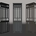 Modern Sightseeing Elevator Elevator Sightseeing Elevator Elevator 3d model
