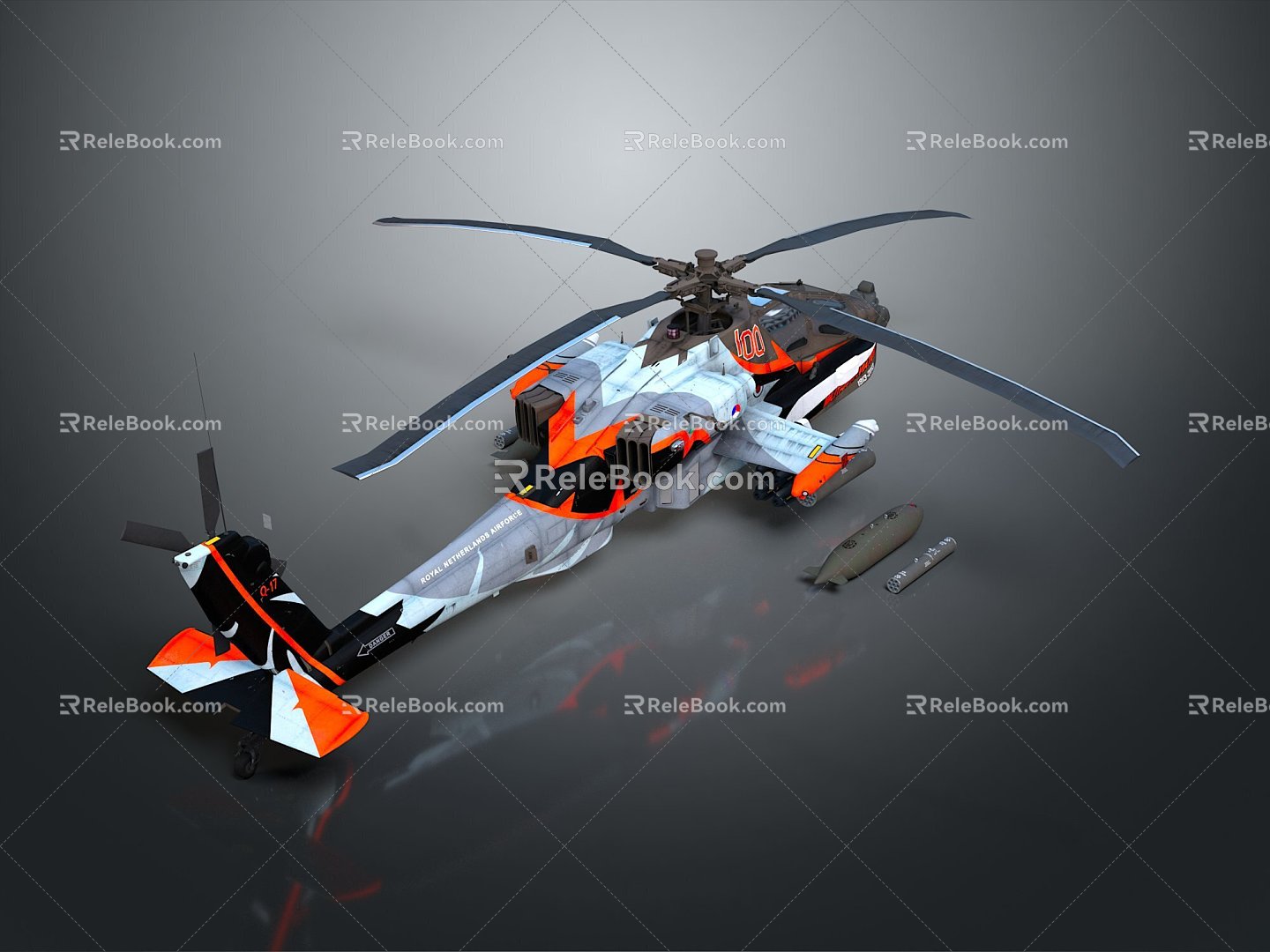 Modern Helicopter Civil Helicopter Homemade Helicopter Helicopter 3d model