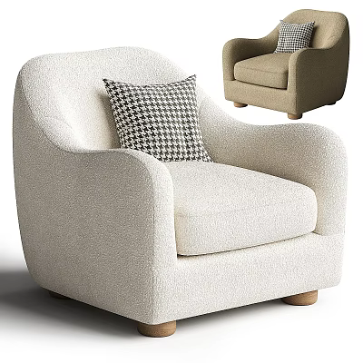 Elegant Modern Sofa and Coffee Table Set with Comfortable Upholstery for Living Room Decor 3d model