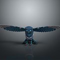 Owl Machine Owl Mechanical Owl Mech Owl Sci-fi Owl Cyber Owl 3d model