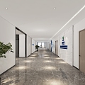 Office Corridor 3d model