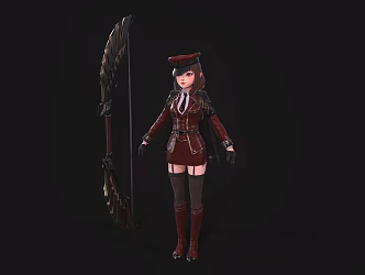 Cute Little Girl Little Lori Archer 3d model