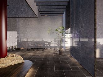 New Chinese Teahouse 3d model