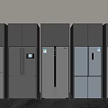 Modern Refrigerator Cabinet Oven Smart Refrigerator Embedded Refrigerator Double Door Refrigerator Three Door Refrigerator 3d model