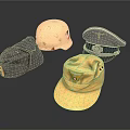 Four Different Styles of Hats and a Useful Bag as Essential Living Accessories for Daily Use
