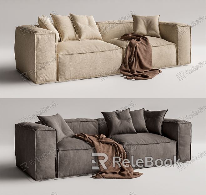 Modern Bonaldo double sofa model