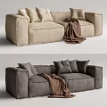 Modern Bonaldo double sofa 3d model