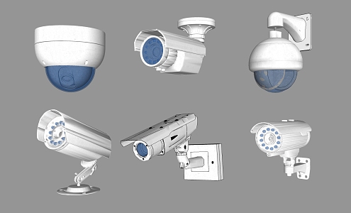 Modern camera monitor combination 3d model