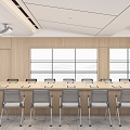 Modern Conference Room 3d model