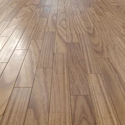 Natural Hardwood Flooring With Warm Tone And Smooth Surface For Interior Design 3d model