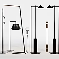 Modern lighting combination floor lamp reading lamp wall lamp 3d model