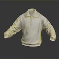 Gray Casual Sweatshirt With Collar Zipper And Long Sleeves Design
