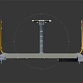 SOFIT Yellow Mechanical Equipment With Metal Frame And Support Panels For Industrial Use