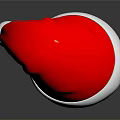 Yellow Emoji Wearing Red Santa Hat With Sad Expression On Dark Surface