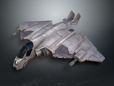 Modern fighter sci-fighter sci-fighter space fighter 3d model