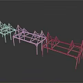 Industrial Equipment Metal Frame Structural Supports with Heavy Duty Steel for Construction Engineering