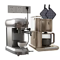 Coffee machine single head coffee machine plug socket cloth insulation pad soybean milk machine 3d model