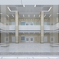 Public Hospital Modern Hospital 3d model