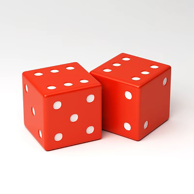 Modern Dice 3d model