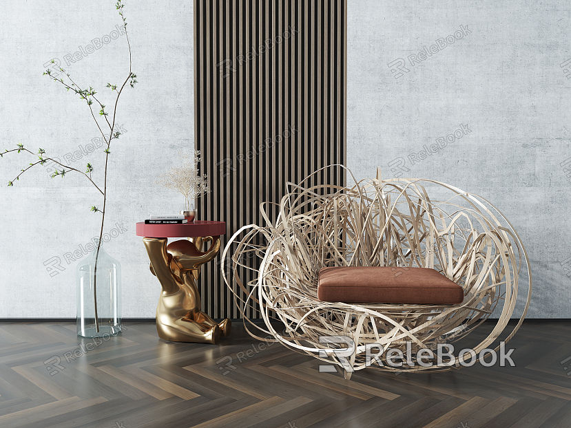 Modern Single Chair Bird's Nest Casual Single Chair model