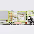 RV Structure RV Interior Display Car 3d model