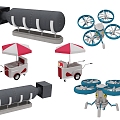 Announcement Facilities Equipment Toys 3d model