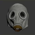Gas Mask Science Fiction Gas Mask Gas Mask Respirator Breathing Mask Biochemical Mask Science Fiction Mask 3d model
