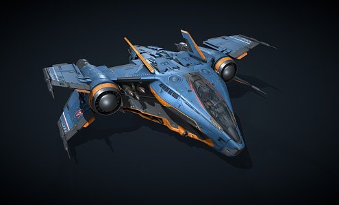 modern aircraft bomber 3d model