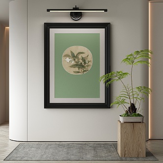 New Chinese Decorative Painting 3d model