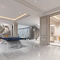 Luxurious Entertainment Room With Fitness Equipment And Skylight