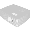 Projection Monitoring Device 3D Model With Compact Design And Functional Features