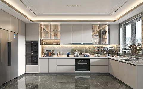 Modern Kitchen 3d model