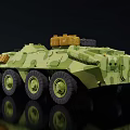 modern armored car 3d model
