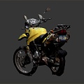 Motorcycle Two Wheels Motocross Motorcycle Road Race Motorcycle 3d model