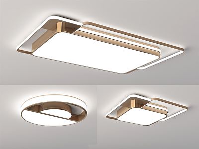 modern ceiling lamp 3d model