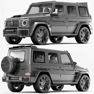 Hyundai off-road vehicle Babosjeep off-road vehicle 3d model