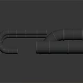 Flexible Industrial Pipes And Connecting Tubes With Curved Straight Sections